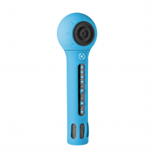 Drahtloses Mikrofon und Lautsprecher - Blau
