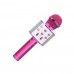 Drahtloses Mikrofon, pink