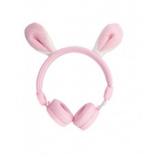 Kopfhörer, rosa Kaninchen