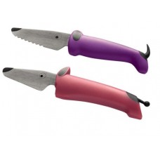 Kinderkitchen Messerset für Kinder, 2 Teile, pink/lila