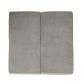 Spielteppich quadratisch - grau, samt (120x120x5cm)