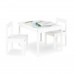Tisch- und Stuhlset für Kinder, Sina - Weiß