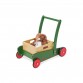 Kinderwagen mit Holzkiste, Tom - grün