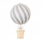 Heißluftballon 10 cm, grau