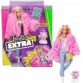 Barbie Puppe extra flauschige rosa Jacke